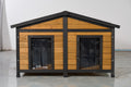 Large Wooden 2-Tier Rabbit Cage with Waterproof Roof X453034