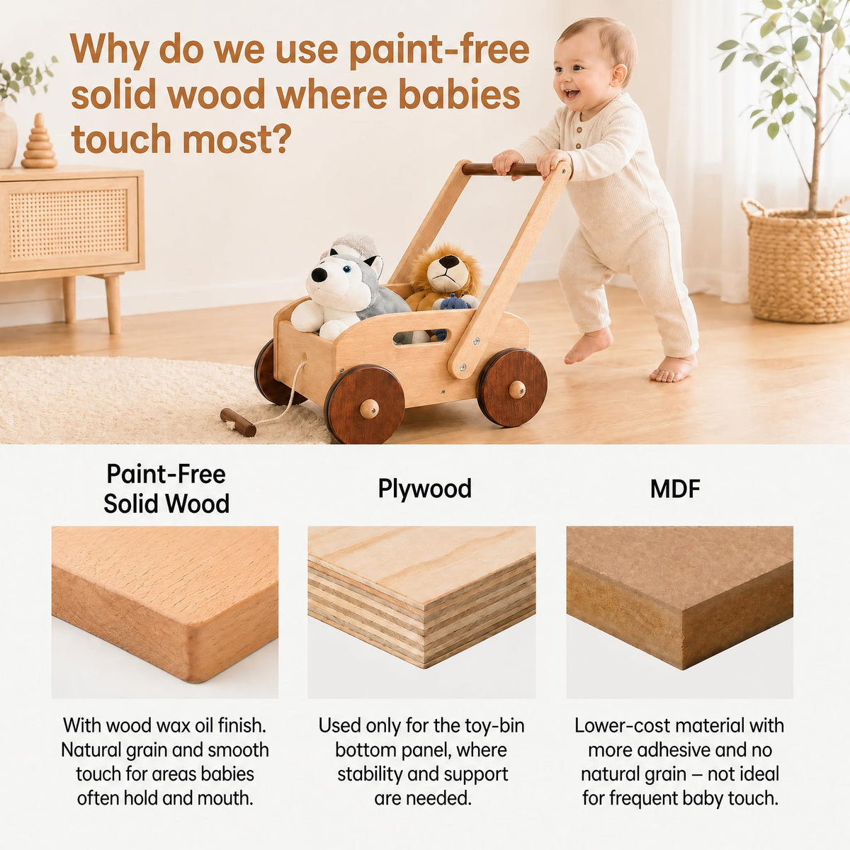 Wooden Baby Walker R1591
