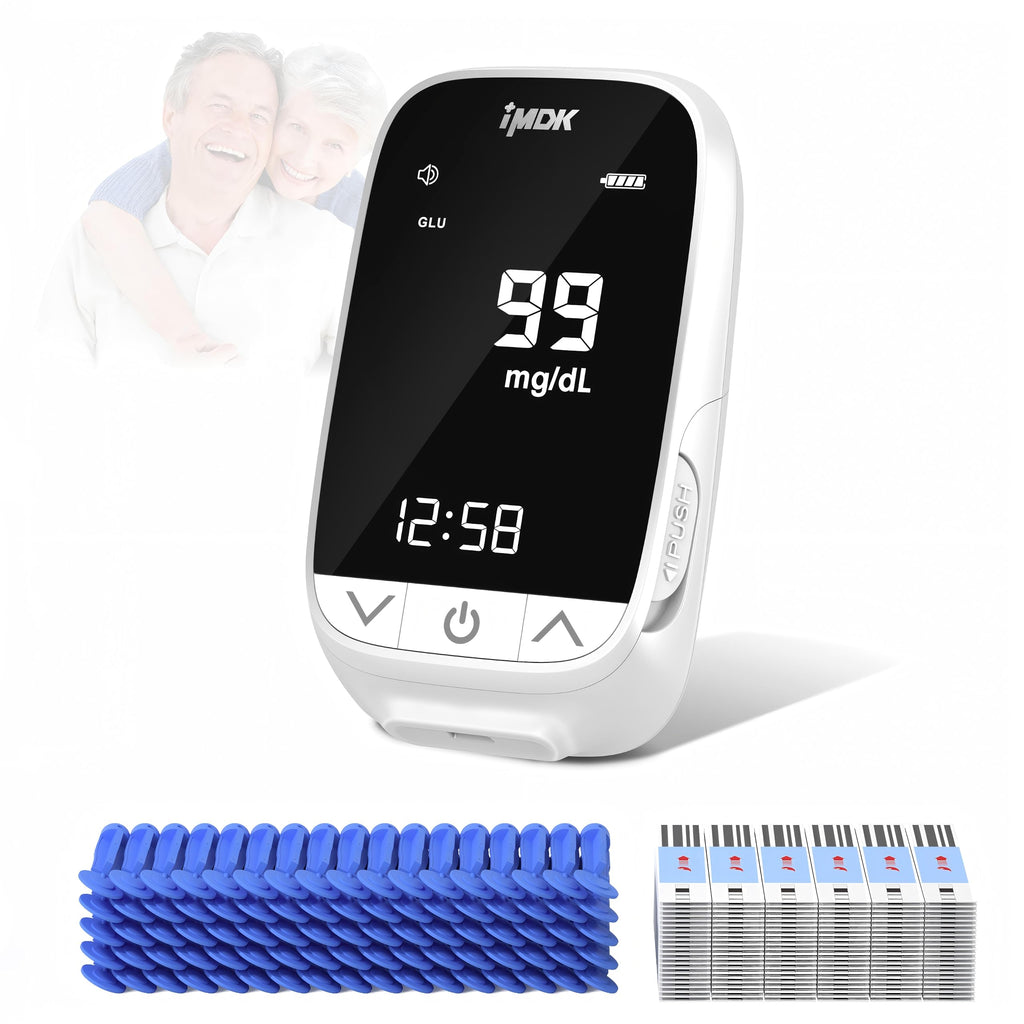 Blood Glucose Monitor Kit with 100 Strips and 100 Lancets O434