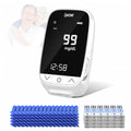 Blood Glucose Monitor Kit with 100 Strips and 100 Lancets O434