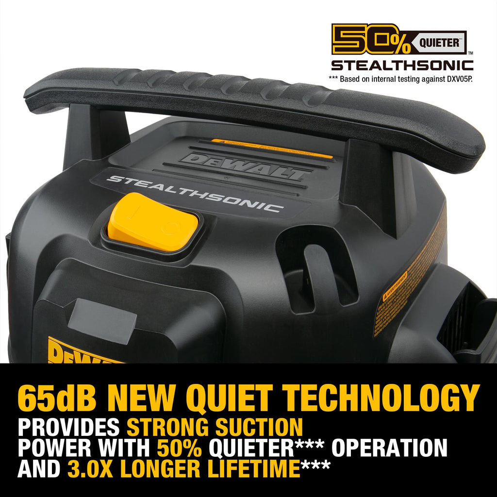 6 Gal 5 HP Quiet Wet and Dry Shop Vacuum U9530