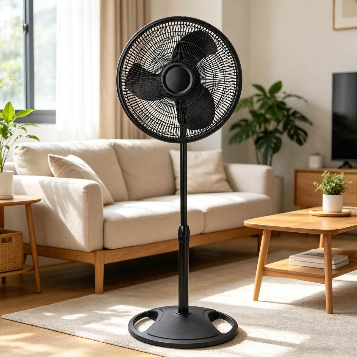 16" Oscillating Adjustable Pedestal Fan X1654