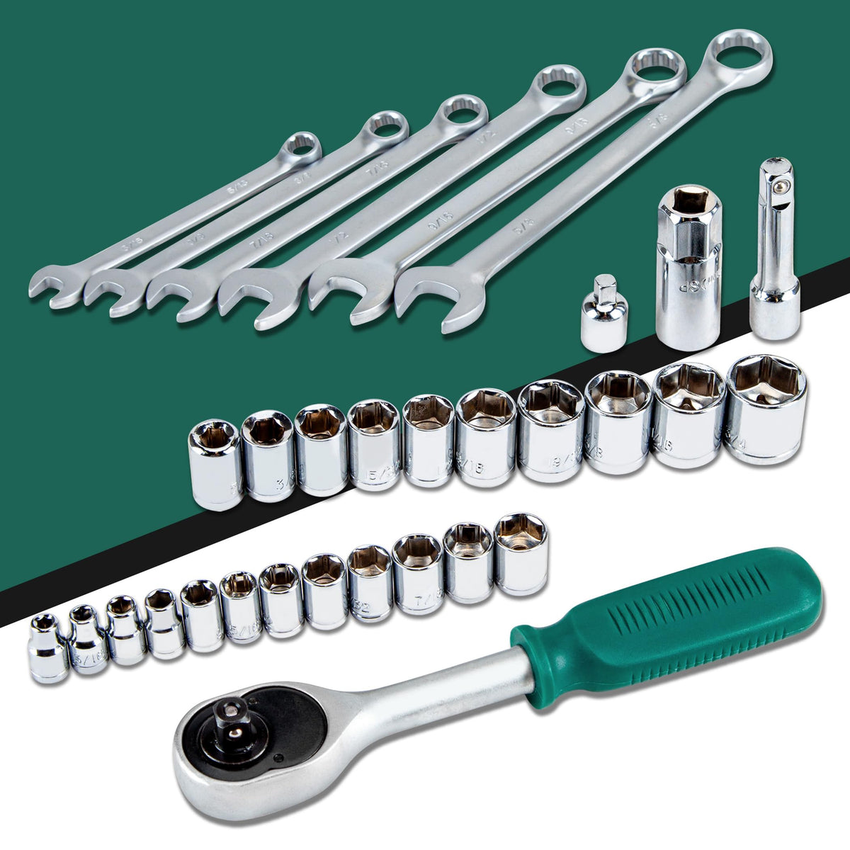 238-Piece Green Tool Set with Storage Box D34917