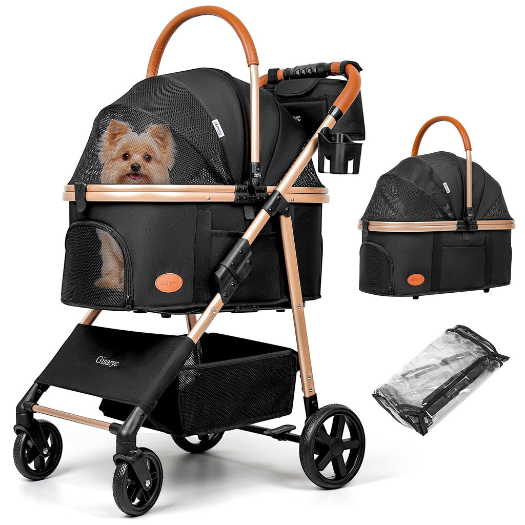 Black 3-in-1 Pet Stroller T47671