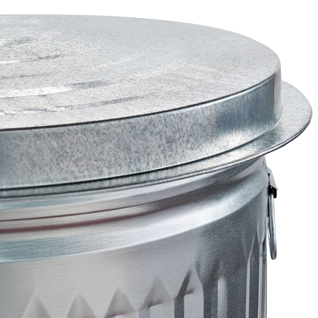31 Gallon Galvanized Steel Storage Can with Lid T88162