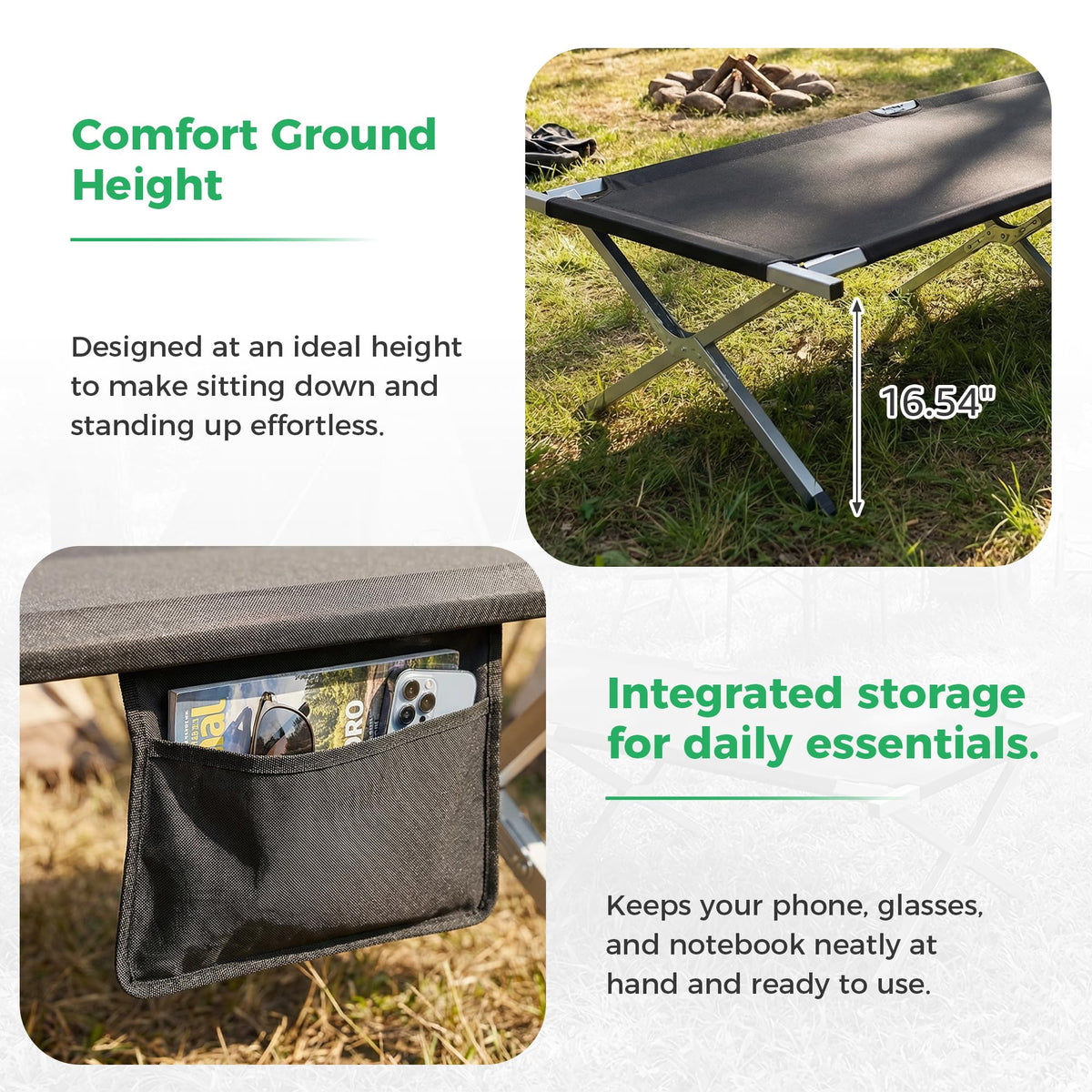 Portable Folding Camping Cot N3973