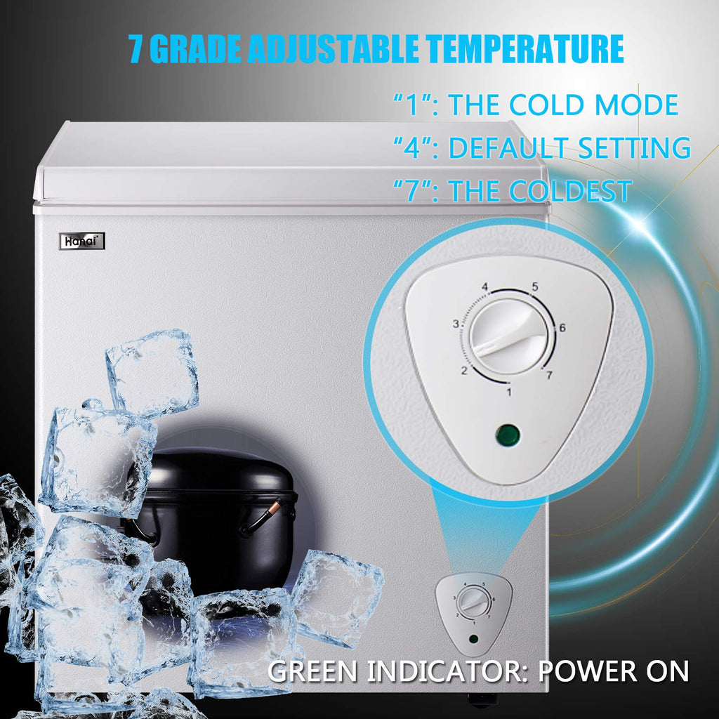White 5.0 Cu.Ft Chest Freezer B435935