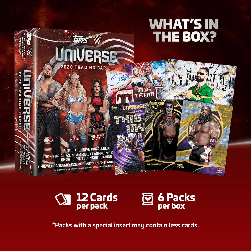 2026 Topps Universe WWE Mega Box J604