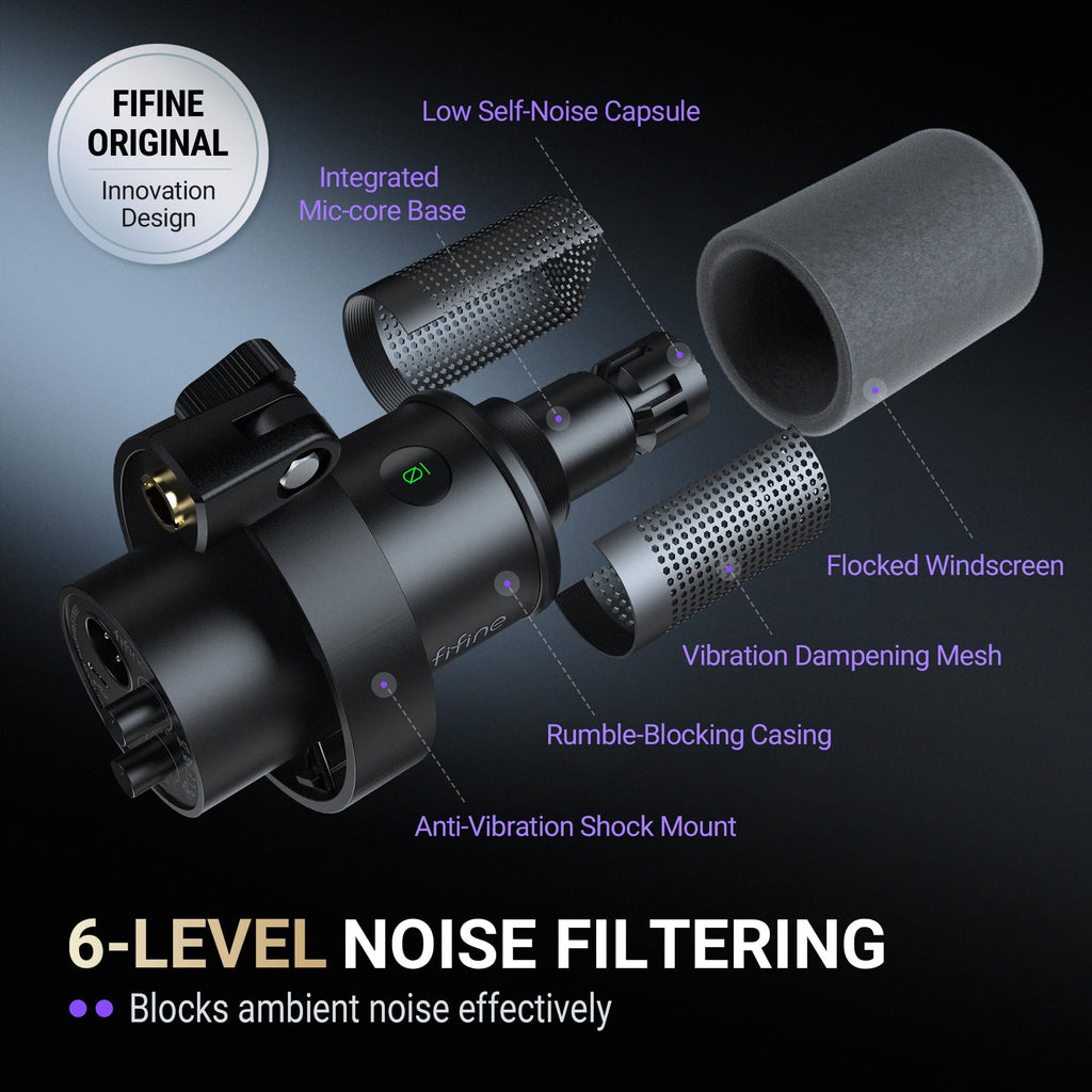 Dynamic XLR USB Microphone F99753