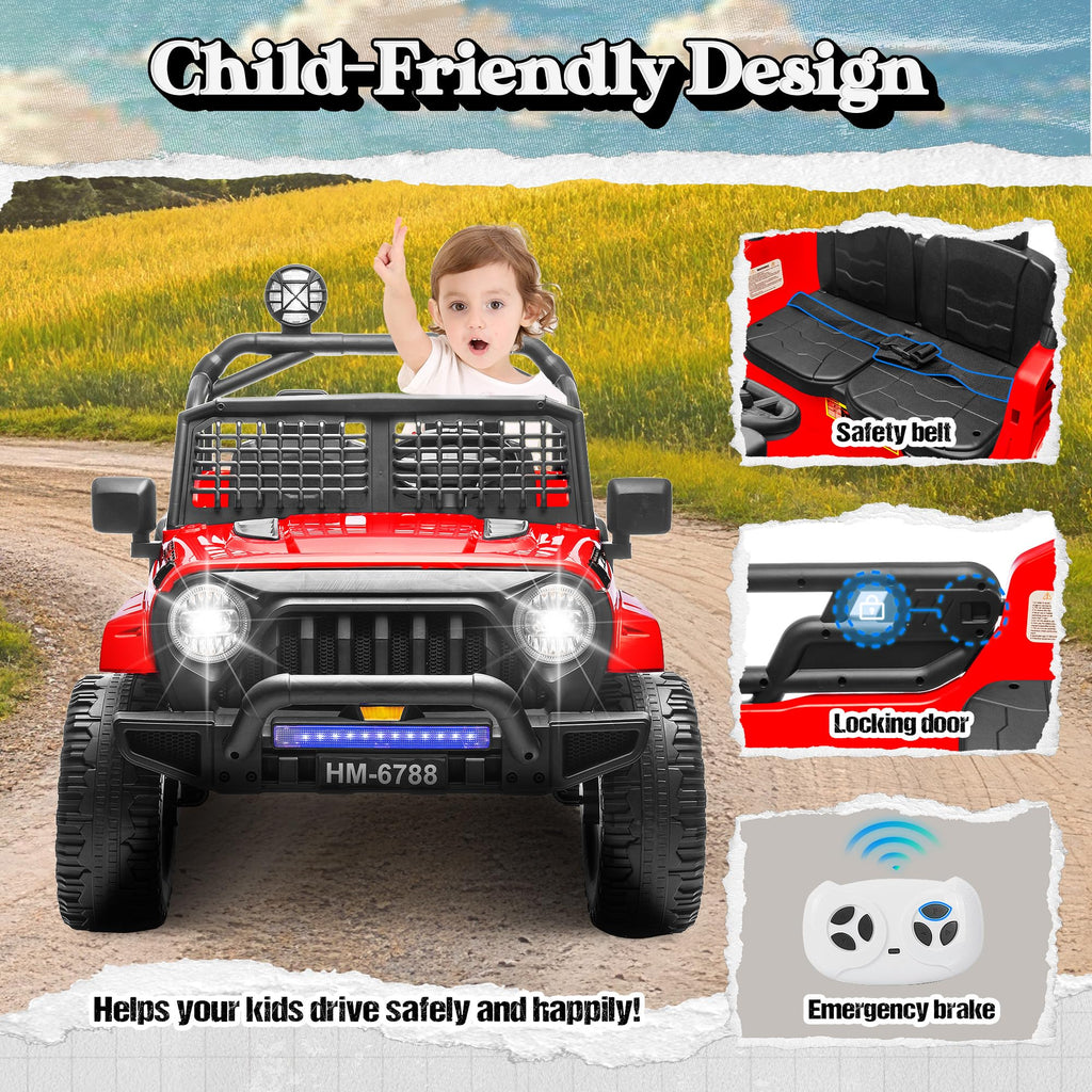 24V 2 Seater Ride on Car Truck X166