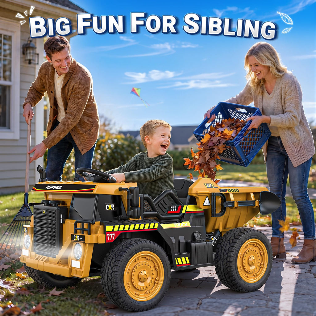 24V Ride On Dump Truck with Electric Dump Bed E307