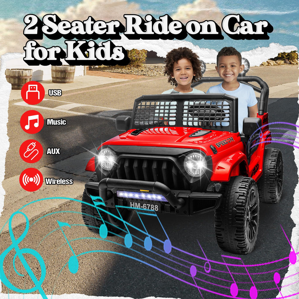 24V 2 Seater Ride on Car Truck X166