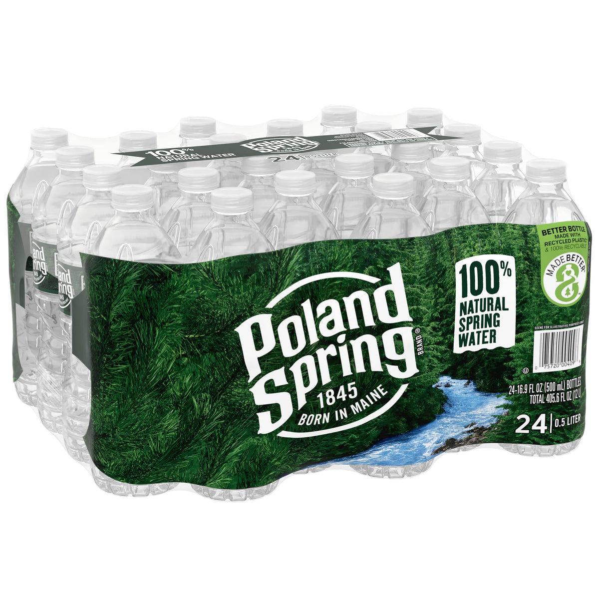 Spring Bottled Water 16.9 Fl Oz 96 Pack F336791