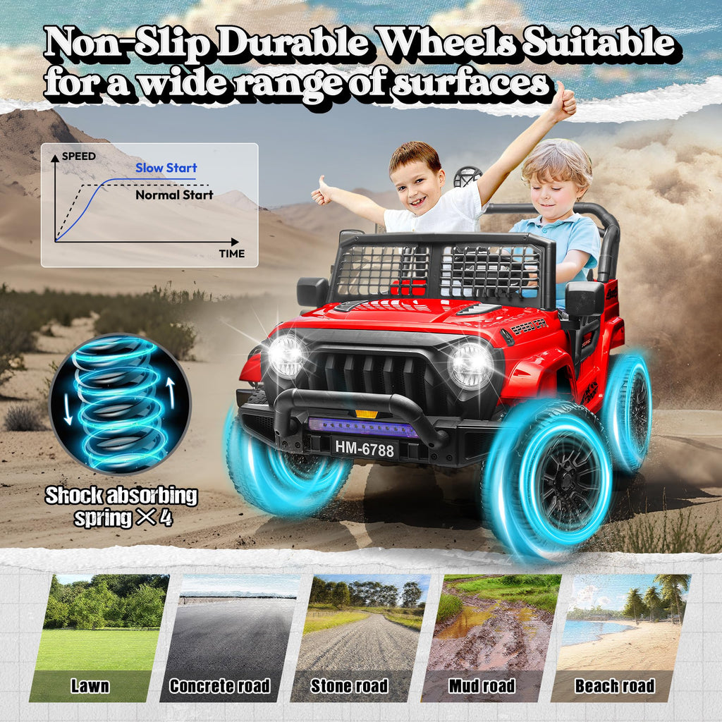 24V 2 Seater Ride on Car Truck X166