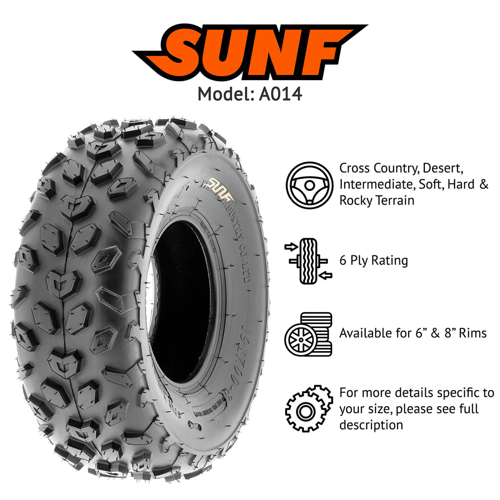 19x7-8 Knobby Tubeless Tire Q519778