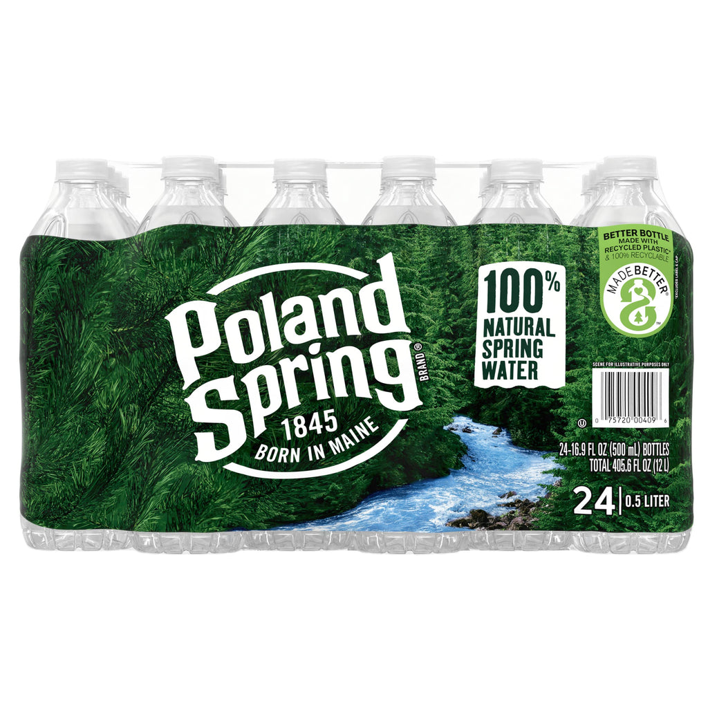 Spring Bottled Water 16.9 Fl Oz 96 Pack F336791